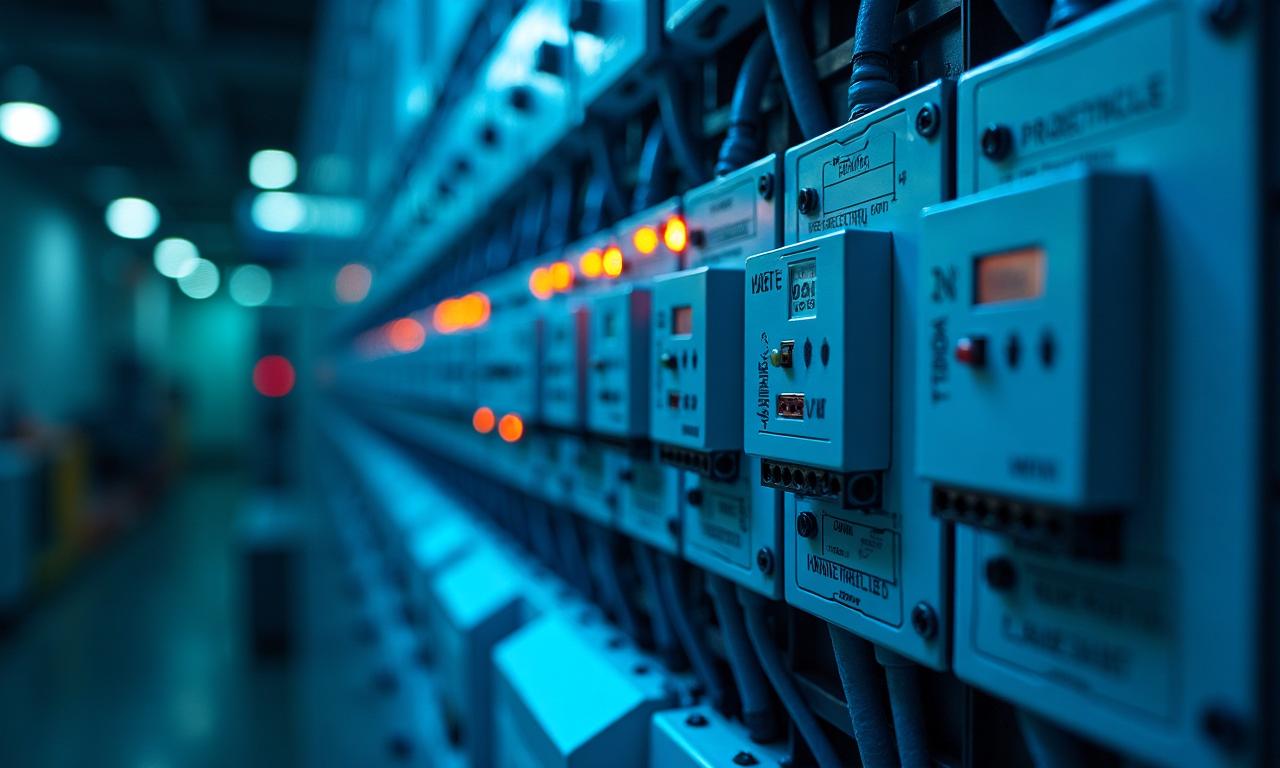 LV distribution switchboard with protection relays